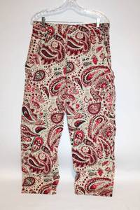 lot 148 image: Katherine Collection Paisley Print Pants with Zipper Closure
