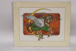 lot 156 image: Limited Edition Print Spirit of the Knight by Frank Croce