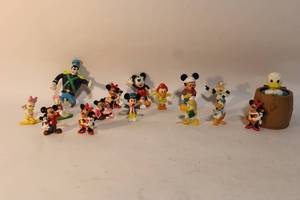 lot 174 image: Set of 16 Disney Figures Featuring Mickey, Minnie, and More