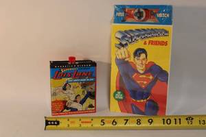 lot 181 image: Supermans Girlfriend Lois Lane Book & Superman & Friends VHS Bundle