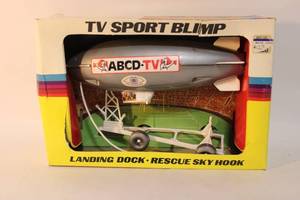 lot 190 image: ABCD-TV Sport Blimp with Landing Dock & Rescue Sky Hook