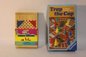 lot 191 image: Pair of Classic Board Games Trap the Cap & Chinese Checkers