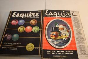 lot 209 image: Vintage 1939 and 1953 Esquire Magazines Set