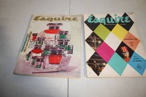 lot 221 image: Collection of 2 Vintage Esquire Magazines from 1953 and 1956
