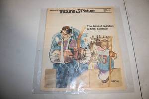 lot 243 image: 1975 Calendar from Minneapolis Tribune by Guindon