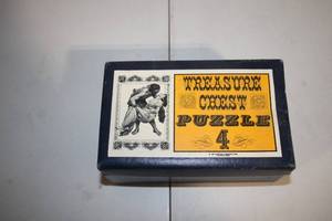 lot 251 image: Vintage 1965 Treasure Chest Puzzle in Original Box