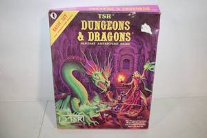 1981 TSR Dungeons & Dragons Fantasy Adventure Game Basic Set