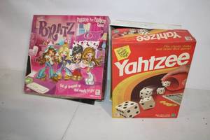 lot 269 image: Yahtzee and Bratz Passion for Fashion Board Games