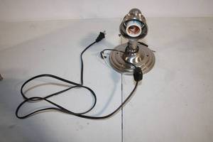 lot 274 image: Stainless Steel Table Lamp Base with Cord