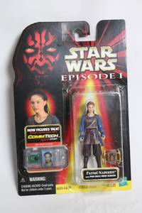 lot A-291 image: Star Wars Episode I Padm Naberrie Action Figure with CommTech Chip