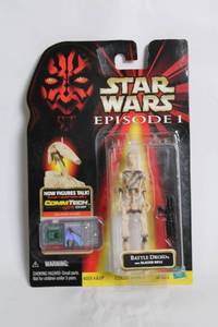 lot A-299 image: Star Wars Episode I Battle Droid with Blaster Rifle Action Figure