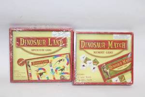 lot 336 image: Dinosaur Adventure and Memory Game Set