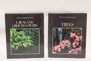 lot 381 image: The Time-Life Gardeners Guide Book Set Trees and Lawns & Ground Covers