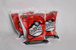 lot 397 image: Set of 4 Burger King Pokmon Collectible Toys Sealed