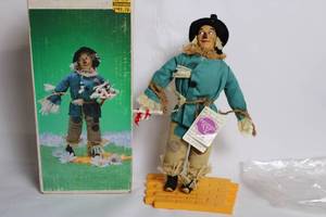 lot 399 image: The Wizard of Oz Scarecrow Doll with Stand