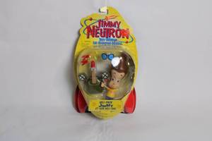 2001 Mattel Jimmy Neutron Heli-Pack Figure with Accessories