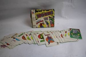 lot 420 image: 1978 Marvel Comics Super-Heroes Card Game by Milton Bradley