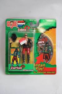 lot 436 image: G.I. Joe vs Cobra Zartan Action Figure Spy Troops
