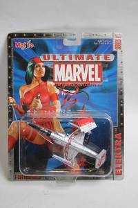 lot 447 image: Maisto Ultimate Marvel Air Force Collection Elektra Die-Cast F-104 Starfighter