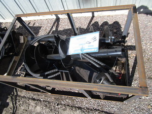 lot 63 image: AGT Industrial Skid Steer SSECAG-Y Auger w6 12 14 Augers