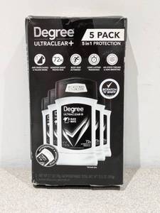 lot 16 image: DEGREE ULTRACLEAR  DEODORANT (5PK.)