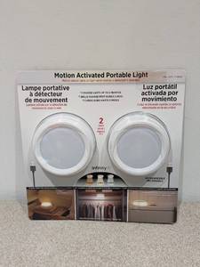 lot 67 image: INFINITY X1 MOTION ACTIVATED PORTABLE LIGHT (2PK.)