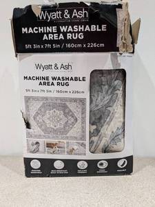 lot 70 image: NEW WYATT & ASH DARYA MACHINE WASHABLE AREA RUG