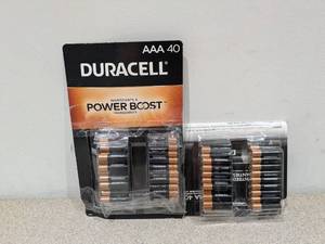 lot 103 image: 2 PACKS OF AAA DURACELL BATTERIES