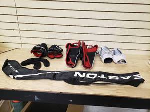 Youth Hockey pads and Stick bag