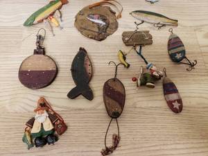 lot 59 image: Christmas  Fishing Decorations