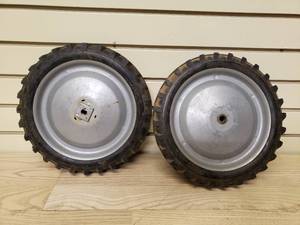 lot 74 image: 2 rims and tires