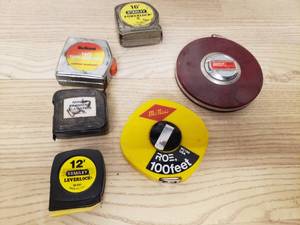lot 78 image: Lot of 6 Tape measures