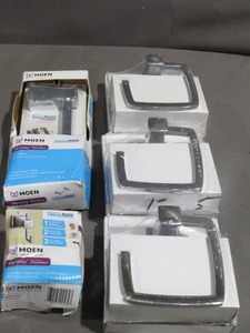 Moen Hensley Chrome 5 Piece Bathroom Accessories