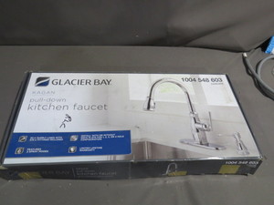 lot 38-75 image: Glacier Bay Kagan Chrome Pull Down Kitchen Faucet - FP1B4201CP