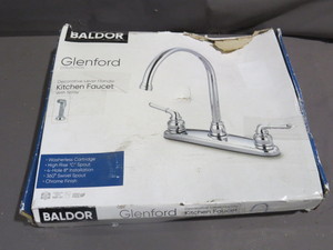 lot 48-83 image: Baldor Glenford Chrome Kitchen Faucet - BGL-G11C