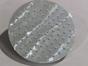 lot 45-97 image: Glacier Bay Chrome 8 Round Showerhead - 3073-141-WS1