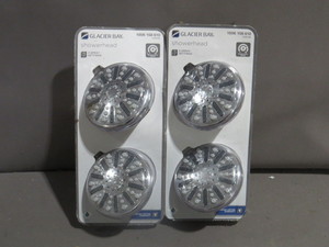 lot 23-105 image: 2 Piece lot of Glacier Bay 2 Pack 3 Showerheads in Chrome