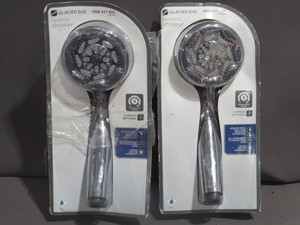 lot 47-107 image: 2 Piece Lot of Glacier Bay Chrome Handheld Shower - 8493001HC