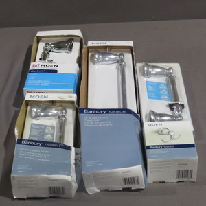 5 Piece Banbury Chrome Bathroom Accessories