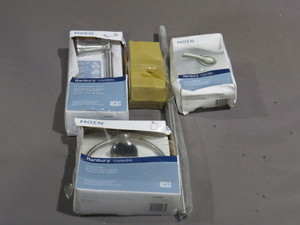 4 Piece Banbury Brushed Nickel Bathroom Accessories