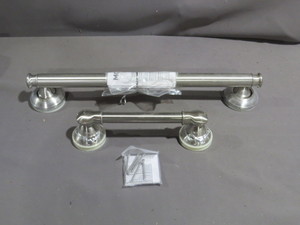lot 36 image: 2 Piece Lot of Moen Banbury Brushed Nickel Grab Bars