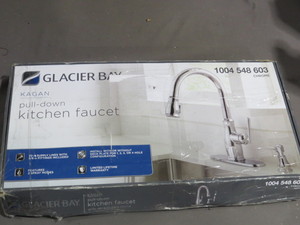 lot 46 image: Glacier Bay Kagan Chrome Pull Down Kitchen Faucet - FP1B4201CP