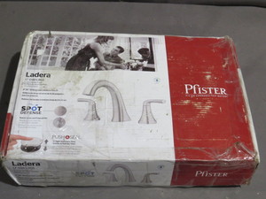 lot 60 image: Pfister Ladera Brushed Nickel Bath Faucet - LF-049-LRGS