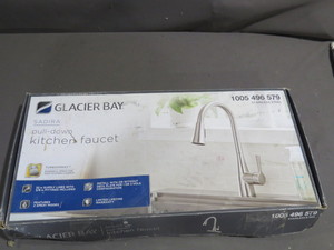 lot 74 image: Glacier Bay Sadira Stainless Pull-Down Kitchen Faucet - HD67726W-1508D2