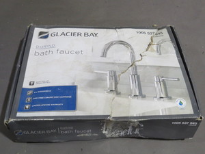 lot 80 image: Glacier Bay Dorind Chrome Bath Faucet - HD67111W-6001