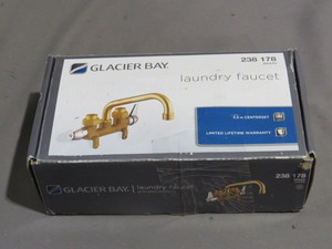 lot 84 image: Glacier Bay Brass Laundry Faucet - 4211N-0001