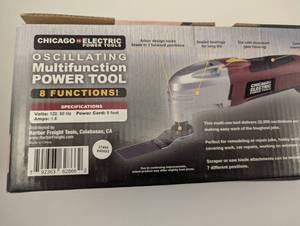 lot 8 image: Chicago Electric Oscillating Multi-Function Power Tool