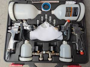 lot 9 image: Husky HVLP Spray Gun Kit