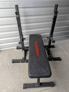 lot 23 image: Weight Bench & Racks
