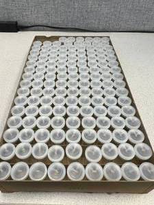 lot 15 image: Box of Snap Cap Vials, See Photos for measurements